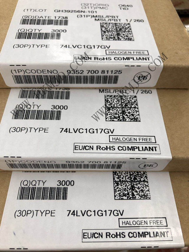 NXP 74LVC1G17GV 邏輯緩沖器，驅(qū)動器，接收器，收發(fā)器