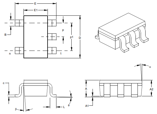 （Microchip）溫度傳感器TC77-5.0MCTTR-VAO 數(shù)字，本地 -40°C ~ 125°C 12 b SOT-23-5