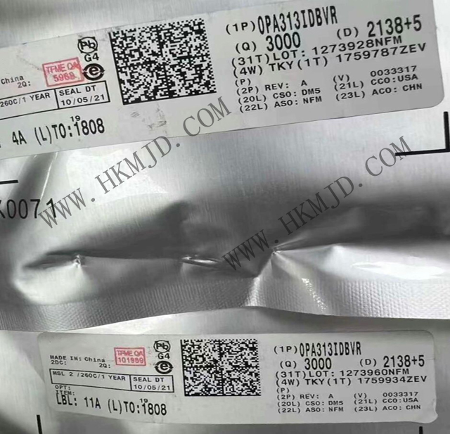 【TI 放大器】出售 OPA313IDBVR 低噪聲、單通道CMOS運(yùn)算放大器