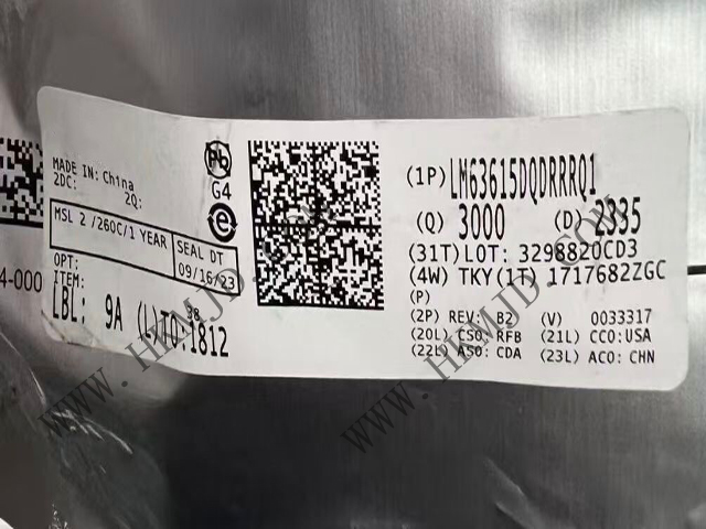 供應(yīng)德州儀器 LM63615DQDRRRQ1 3.5V 至 36V、1.5A 汽車(chē)降壓轉(zhuǎn)換器