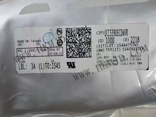 供應(yīng)德州儀器 UCC5390ECDWVR 3kVrms/5kVrms、±10A 單通道隔離式柵極驅(qū)動(dòng)器